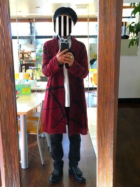 「JUN OKAMOTO（ジュンオカモト）のアイテム（パンツ）」を使った、masayan さん（メンズ・171cm）の冬コーディネート