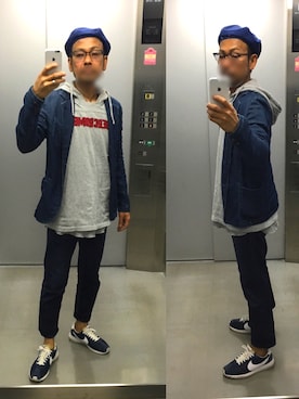 「Abercrombie&Fitch（アバークロンビーアンドフィッチ）のアイテム（タンクトップ）」を使った、masayan さん（メンズ・171cm）の春コーディネート
