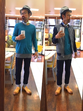 「SLICK（スリック）のアイテム（ブルゾン）」を使った、masayan さん（メンズ・171cm）の春コーディネート