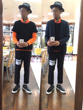 「James Mortimer（ジェームスモルティマー）のアイテム」を使った、masayan さん（メンズ・171cm）の夏コーディネート