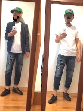 「SLICK（スリック）のアイテム（テーラードジャケット）」を使った、masayan さん（メンズ・171cm）の夏コーディネート