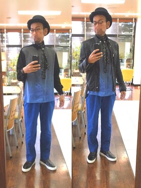 「JUN OKAMOTO（ジュンオカモト）のアイテム（パンツ）」を使った、masayan さん（メンズ・171cm）の秋コーディネート