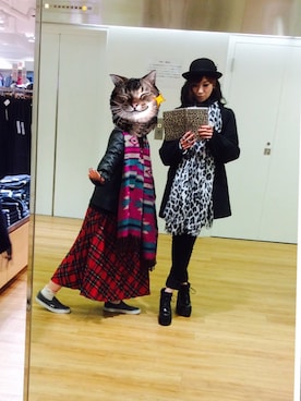 「COMME CA DU MODE（コムサデモード）のアイテム（その他アウター）」を使った、ももこふさん（レディース・165cm）の秋コーディネート