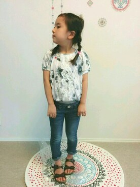 nonomさん（キッズ・120cm）の秋コーディネート