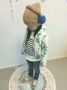 nonomさん（キッズ・120cm）の秋コーディネート
