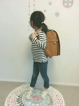 nonomさん（キッズ・120cm）の秋コーディネート