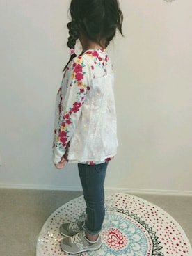 nonomさん（キッズ・120cm）の秋コーディネート