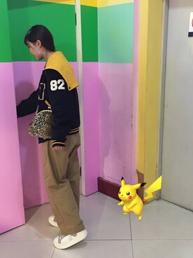 「M.Y.O.B（エム.ワイ.オー.ビー）のアイテム（パンツ）」を使った、Lonelyheartsclubさん（レディース・165cm）の冬コーディネート