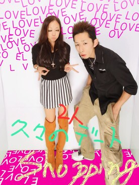 Nonpiとyu-maさんのコーディネート