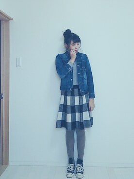 「アイテム（タイツ/ストッキング、ベージュ系）」を使った、eicoさん（レディース・158cm）の冬コーディネート