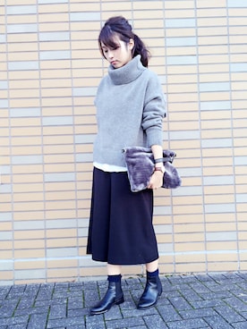 eicoさん（レディース・158cm）の秋コーディネート