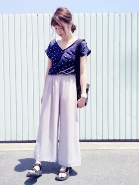 eicoさん（レディース・158cm）の夏コーディネート