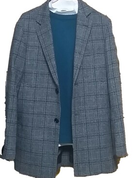 「koe（コエ）のアイテム（チェスターコート）」を使った、こうさん（メンズ・163cm）の秋コーディネート