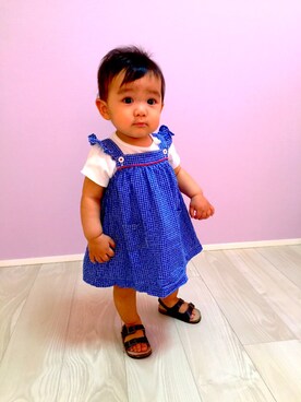 Ｍicoさん（キッズ・70cm）の夏コーディネート