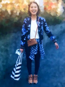 「ブルー x ホワイト」｜#HeidiStyleさん（レディース・161cm）の春コーディネート