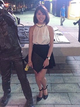 「asos」｜「アイテム（腕時計）」を使った、#HeidiStyleさん（レディース・161cm）の夏コーディネート