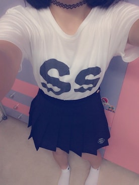 「つかれた」｜☁️ショコ☁️さん（レディース・155cm）の夏コーディネート
