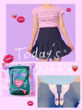 「グリッター」｜「アイテム（その他シューズ）」を使った、☁️ショコ☁️さん（レディース・155cm）の夏コーディネート