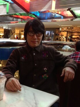 「JUNYA WATANABE MAN（ジュンヤワタナベマン）のアイテム（ニット/セーター）」を使った、Eddie さん（メンズ・168cm）の秋コーディネート