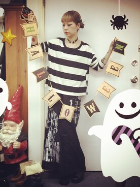 「halloween」｜ekeeさん（レディース・166cm）の秋コーディネート