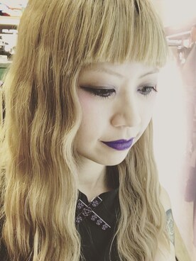 「アイテム（ベースメイク、パープル系）」を使った、ekeeさん（レディース・166cm）の秋コーディネート