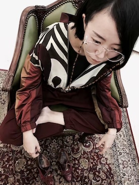 「shorts」｜「アイテム（ジャケット/アウター）」を使った、mandaさん（レディース・165cm）の秋コーディネート