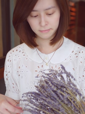 「lady」｜「アイテム（その他）」を使った、momo'smarch_handmade_jewelleryさん（レディース・165cm）の冬コーディネート