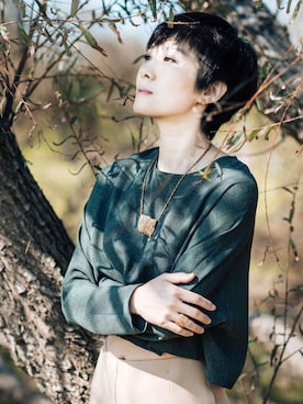 「shorts」｜「アイテム（その他）」を使った、momo'smarch_handmade_jewelleryさん（レディース・165cm）の春コーディネート