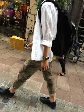 「Dior」｜「アイテム（その他シューズ）」を使った、takkyu.n さん（メンズ・173cm）の夏コーディネート