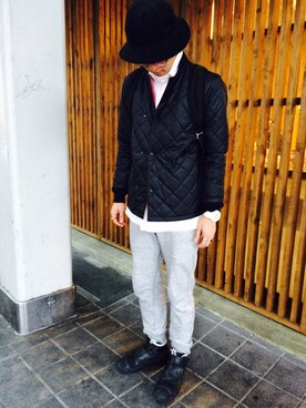 「And A（アンドエー）のアイテム（その他アウター）」を使った、takkyu.n さん（メンズ・173cm）の冬コーディネート