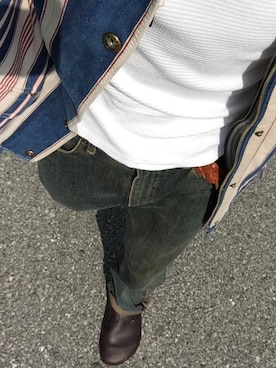 「Ralph Lauren」｜「アイテム（その他シューズ）」を使った、こーみさん（メンズ・172cm）の春コーディネート