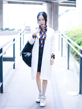「skirt」｜「アイテム（その他アウター）」を使った、jobieleeさん（レディース・156cm）の春コーディネート