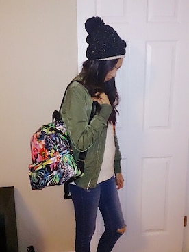 「Buffalo（バッファロー）のアイテム」を使った、Karenaさん（レディース・170cm）の秋コーディネート