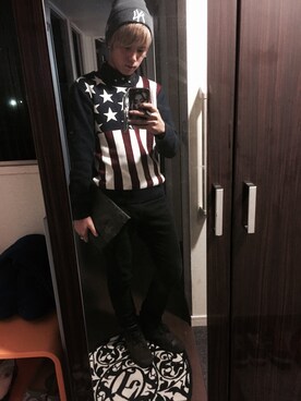 「Apply（アプリー）のアイテム」を使った、NAさん（メンズ・170cm）の秋コーディネート