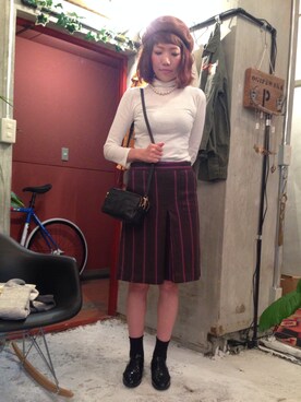 「TORY BURCH（トリーバーチ）のアイテム」を使った、aiさん（レディース・168cm）の秋コーディネート