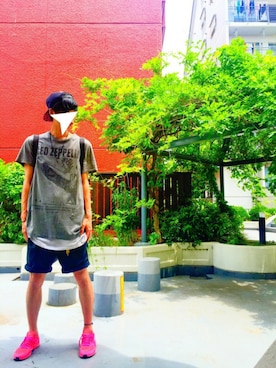 「BRATSON（ブラットソン）のアイテム」を使った、peko™️さん（メンズ・180cm）の夏コーディネート