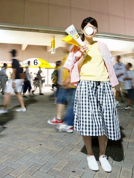 「ina-（イナ）のアイテム」を使った、k☺︎さん（レディース・159cm）の冬コーディネート