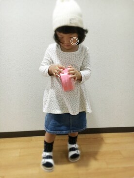 yuko*さんの（gelato pique Baby＆Kids | ジェラートピケ　ベイビーアンドキッズ）を使ったコーディネート