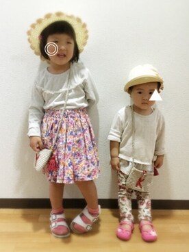 yuko*さん（キッズ・100cm）の春コーディネート