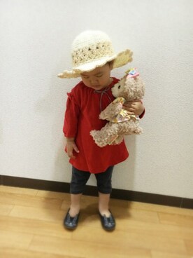「babygap」｜「アイテム（パンプス）」を使った、yuko*さん（キッズ・70cm）の春コーディネート