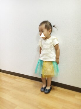 「babygap」｜「アイテム（パンプス）」を使った、yuko*さん（キッズ・80cm）の秋コーディネート