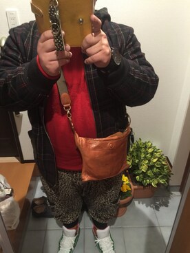「SWAGGER（スワッガー）のアイテム（パーカー）」を使った、bigpigさん（メンズ・173cm）の冬コーディネート
