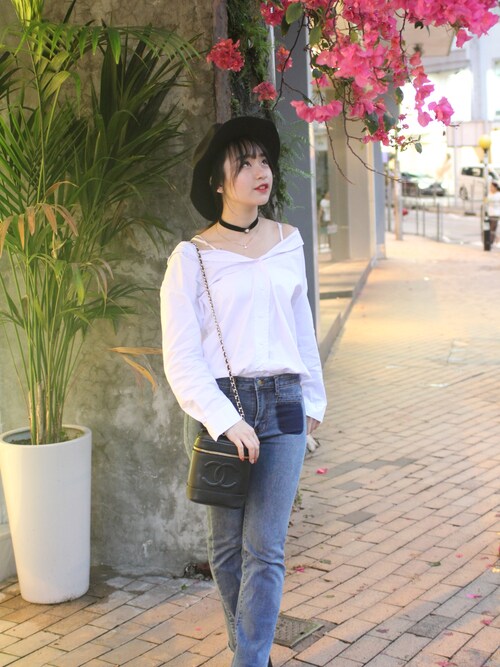 CHANELのかごバッグを使った人気ファッションコーディネート - WEAR