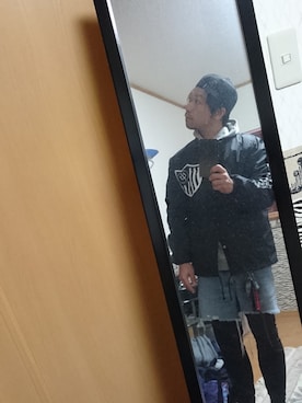 「Deviluse（Deviluse）のアイテム（ジャケット/アウター）」を使った、Keeさん（メンズ・162cm）の冬コーディネート