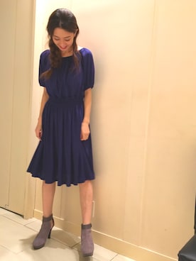 「アイテム（ブーティ）」を使った、yukaさん（レディース・165cm）の春コーディネート