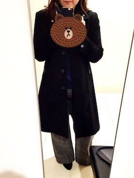 「アイテム（アナログ腕時計、ピンク系）」を使った、Ka_16さん（レディース・168cm）の秋コーディネート