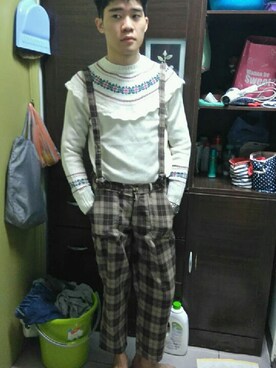 「AAのアイテム（ジャケット/アウター）」を使った、lion0720さん（メンズ・179cm）の冬コーディネート