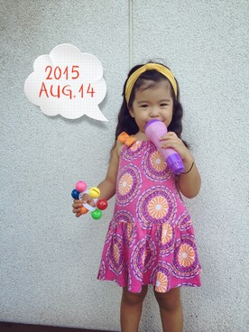 「マイク」｜Kiraさん（キッズ・90cm）の夏コーディネート