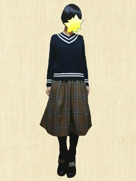 おこじょさん（レディース・163cm）の冬コーディネート