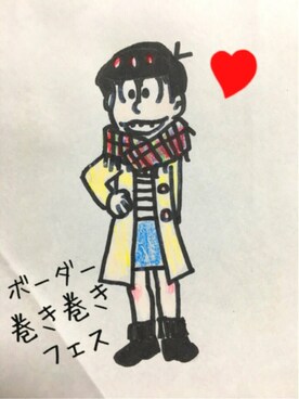 「BRANSHES（ブランシェス）のアイテム（トレンチコート）」を使った、Suikaaさん（キッズ・80cm）の冬コーディネート